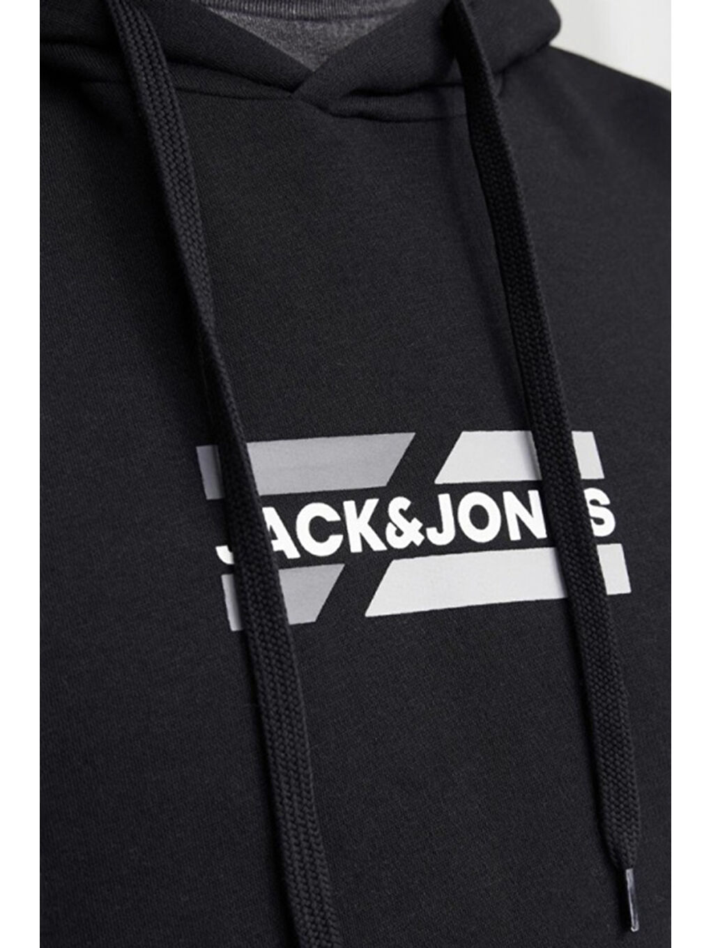 Siyah Jjcorp Pamuklu Logolu Regular Fit Kapüşonlu Sweat 12268422-4