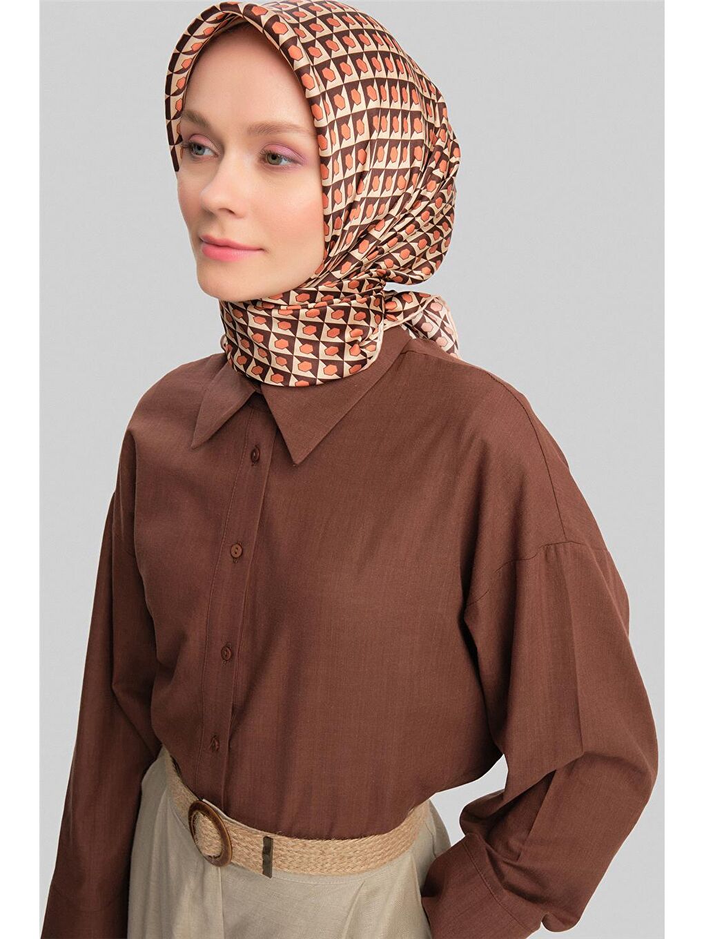 Tunik 24Y4014 Kahverengi-1