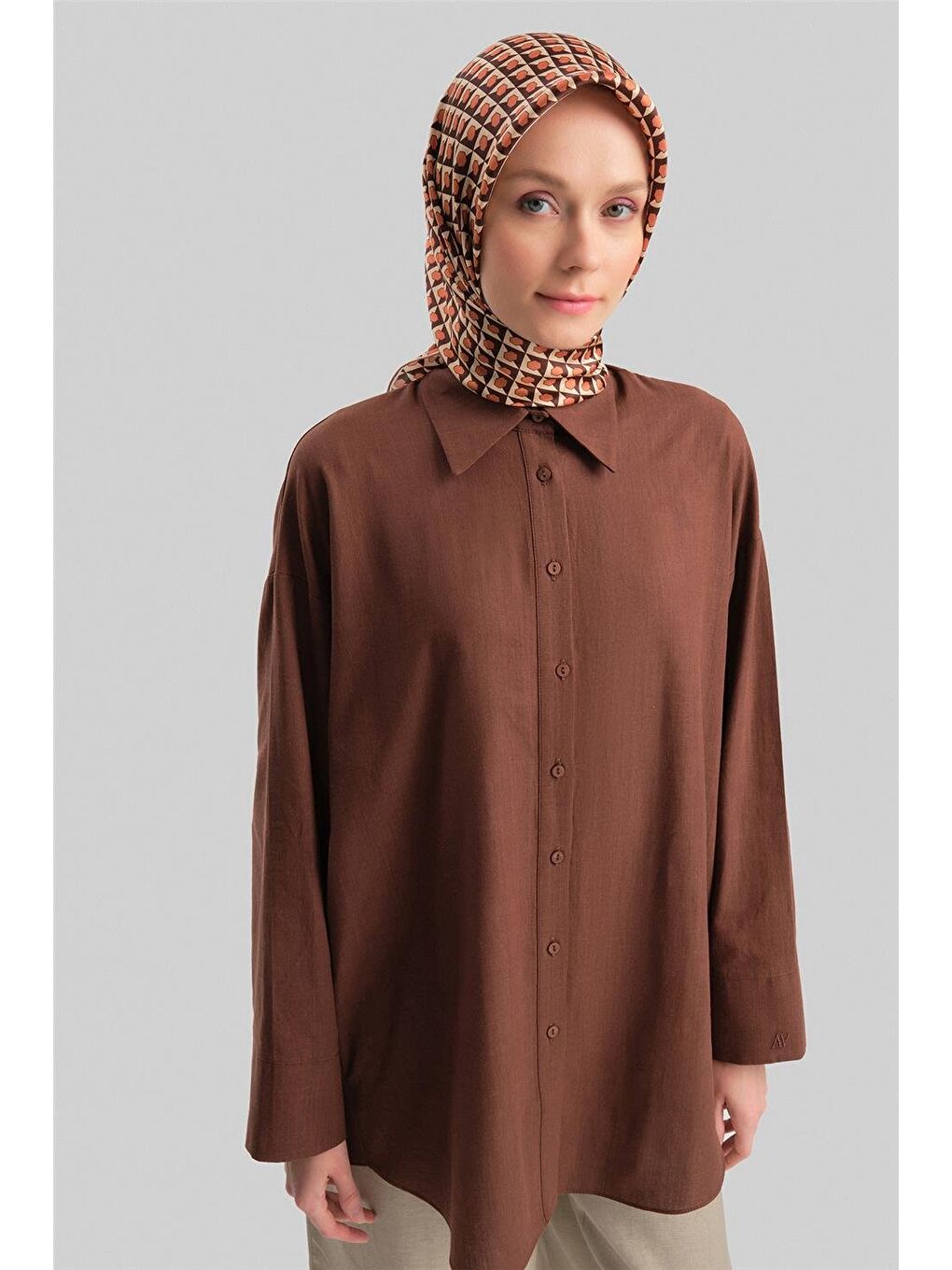 Tunik 24Y4014 Kahverengi-3