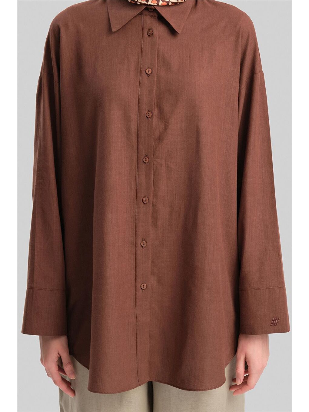 Tunik 24Y4014 Kahverengi-5