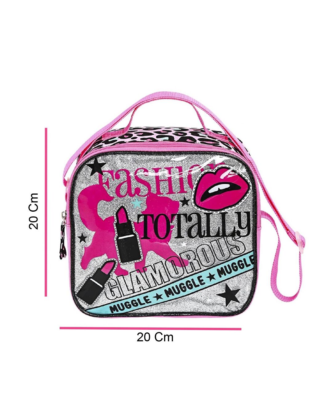 Fashion Totally Termoslu Beslenme Çantası Pembe (MU-9076)-1