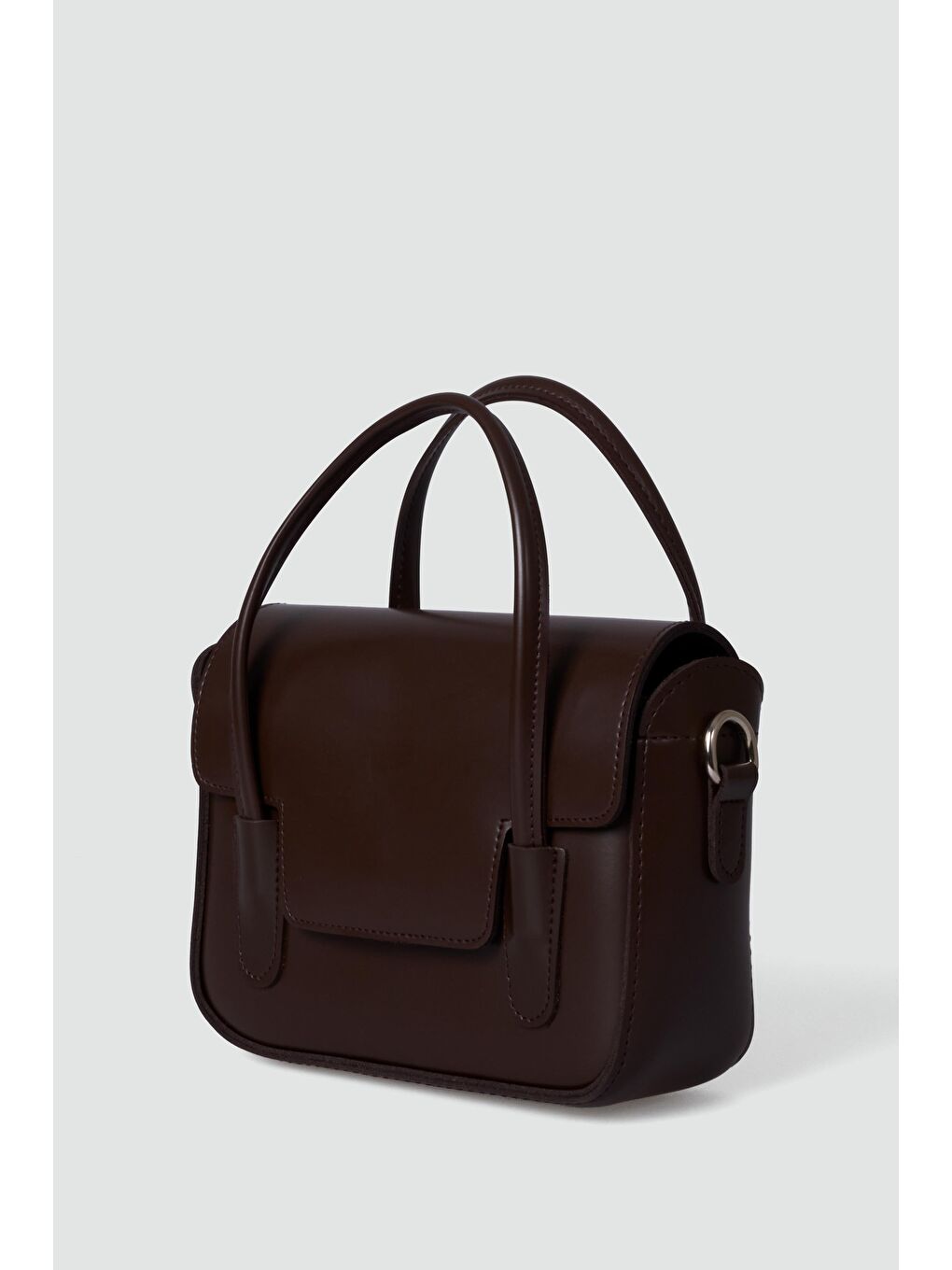 Kahverengi Dimple Retro El Ve Çapraz Çanta Kahve-2