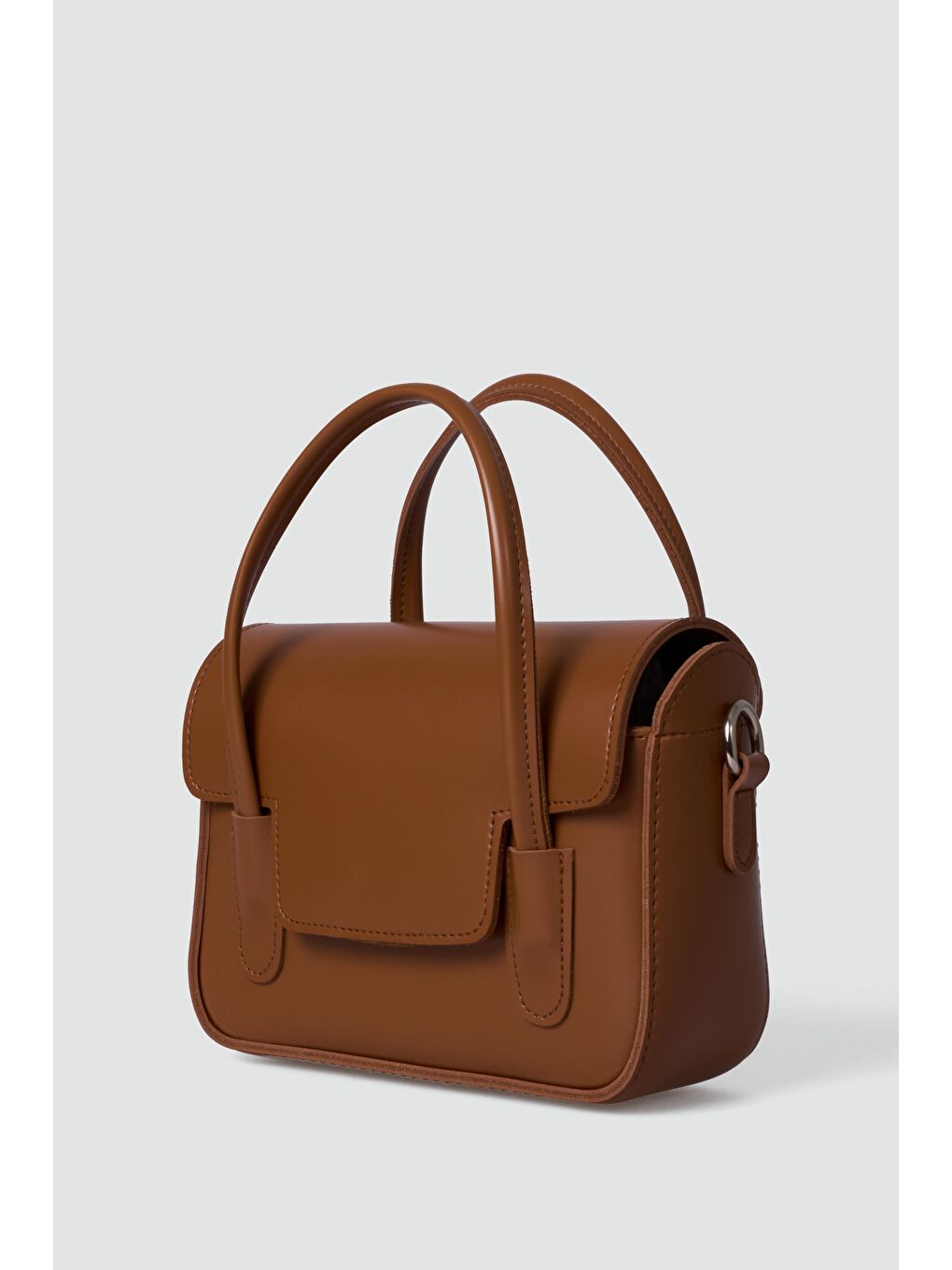 Kahverengi Dimple Retro El Ve Çapraz Çanta Taba-2