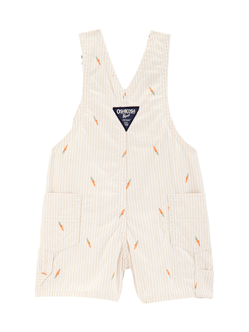 Bej Erkek Bebek Salopet Şort-1