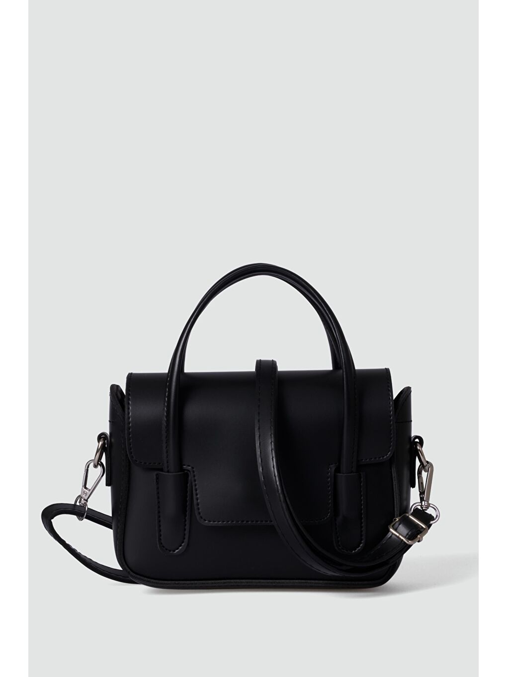 Dimple Retro El Ve Çapraz Çanta Siyah-1