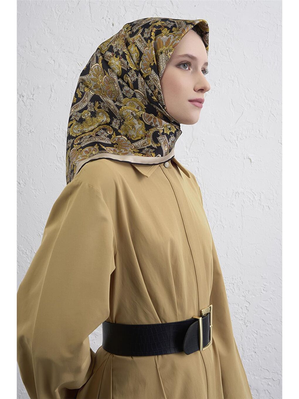 Karışık Saf İpek Sura Eşarp 9416D 34