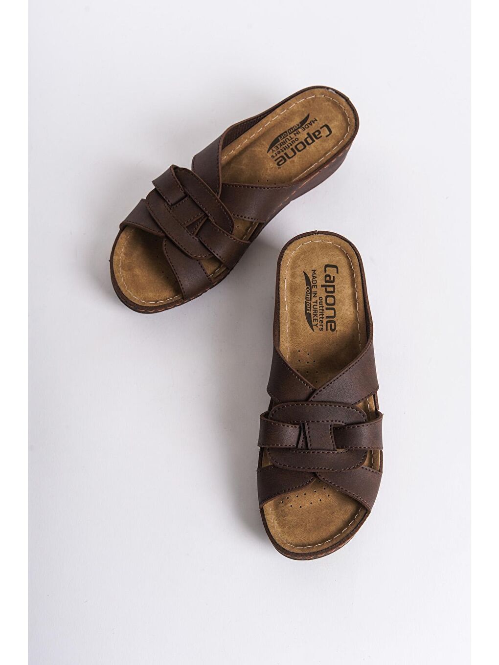 Kahverengi 6319 Kadın Terlik-1