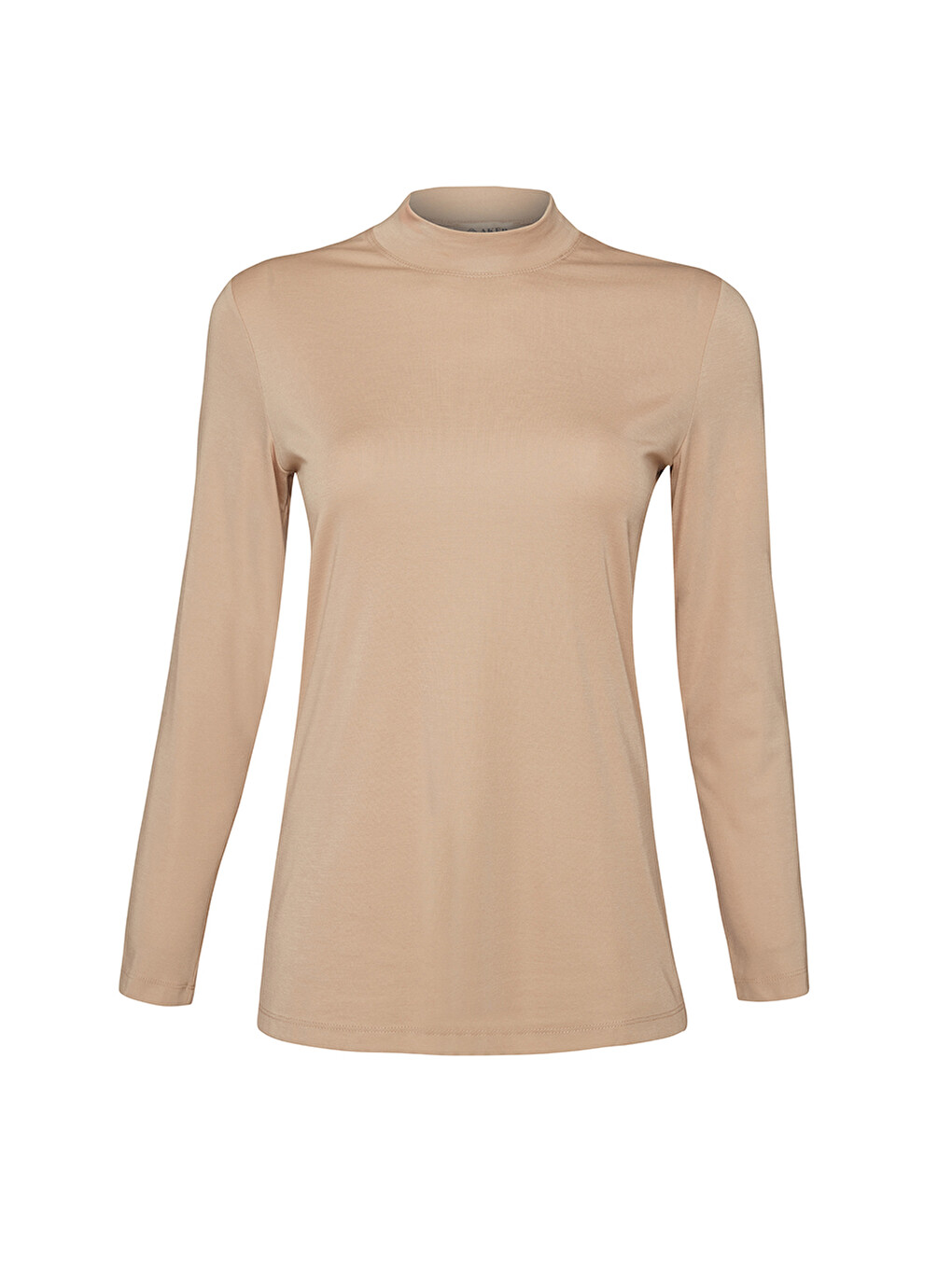 Bej Örme Basic Bluz
