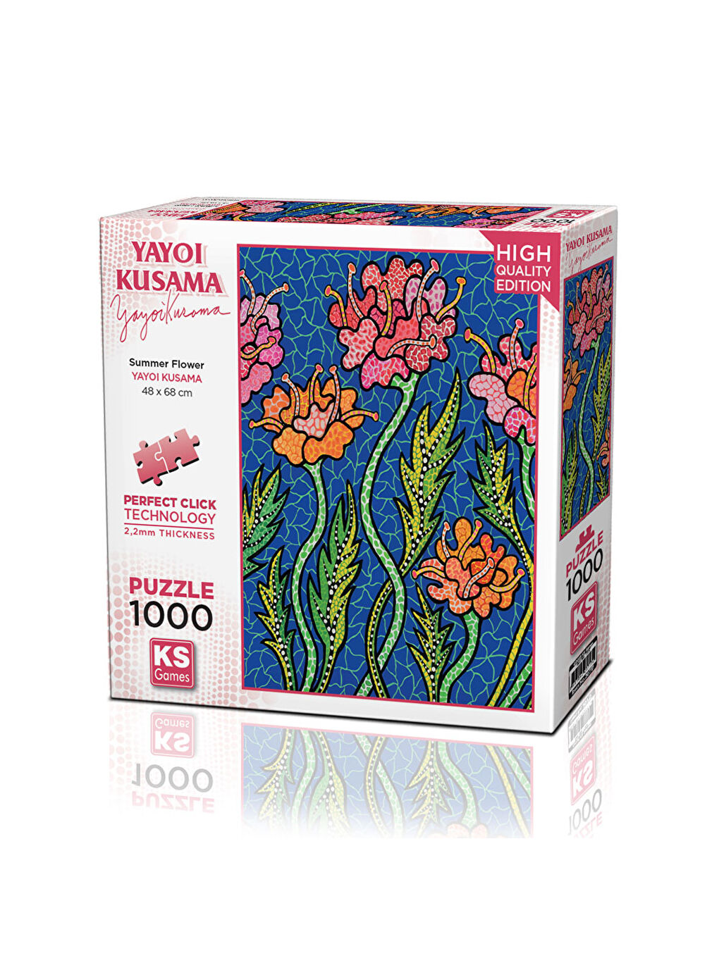 KS GAMES Renksiz Puzzle 1000 Parça Summerflower 20717