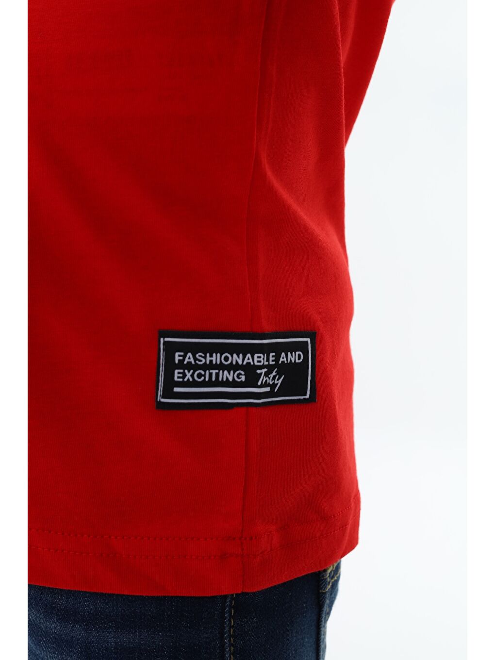 Kırmızı Erkek Çocuk Baskılı Tişört-2