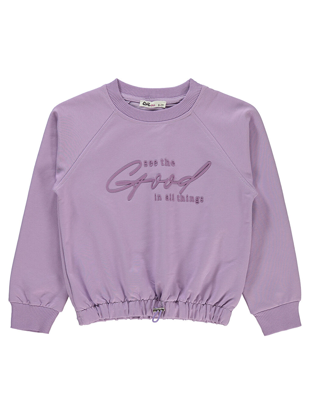 Civil Girls Kız Çocuk Sweatshirt 6-9 Yaş Lila