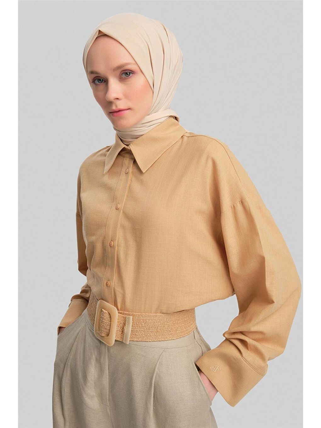 Tunik 24Y4014 Bej-1