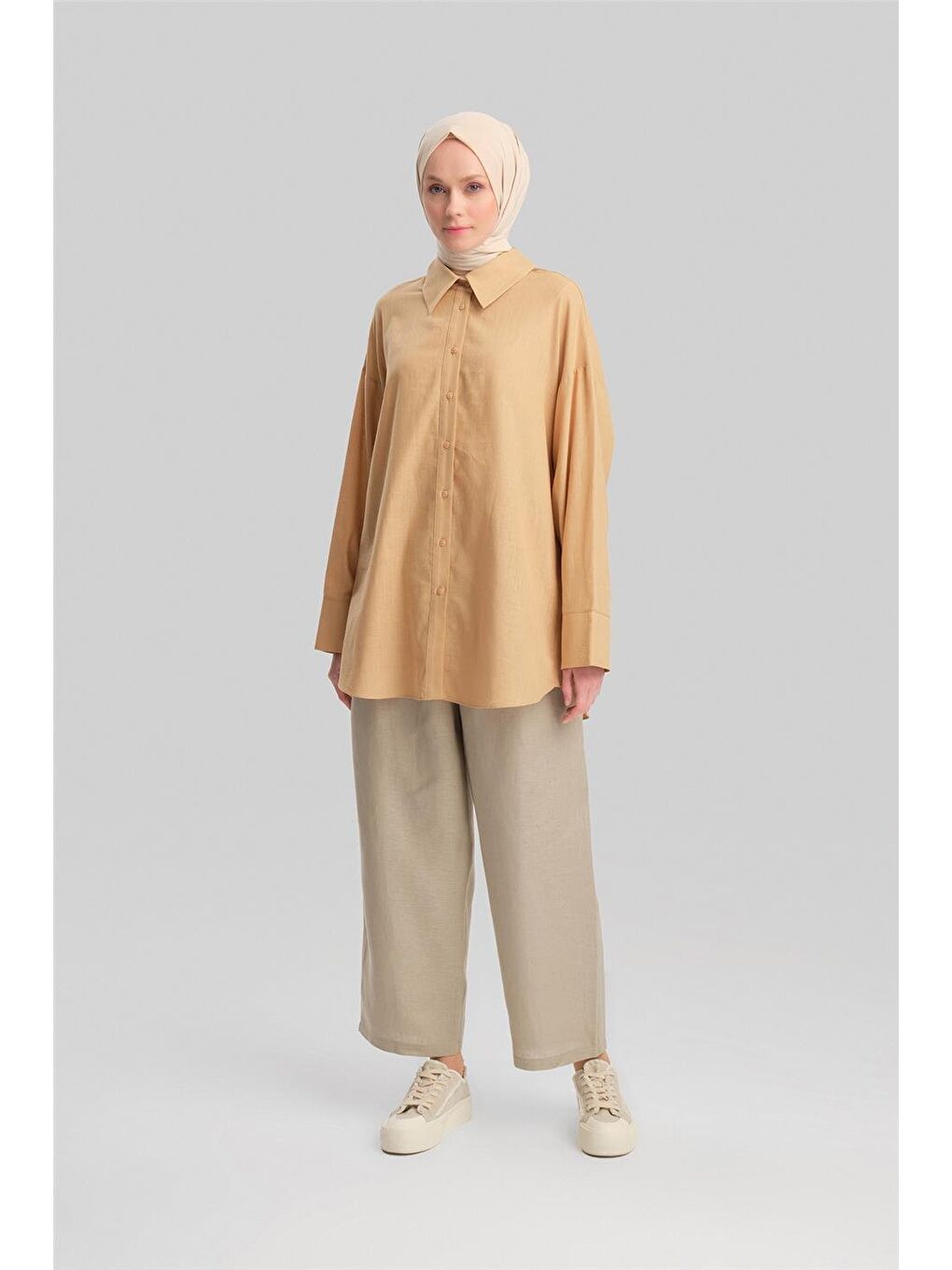 Tunik 24Y4014 Bej-2