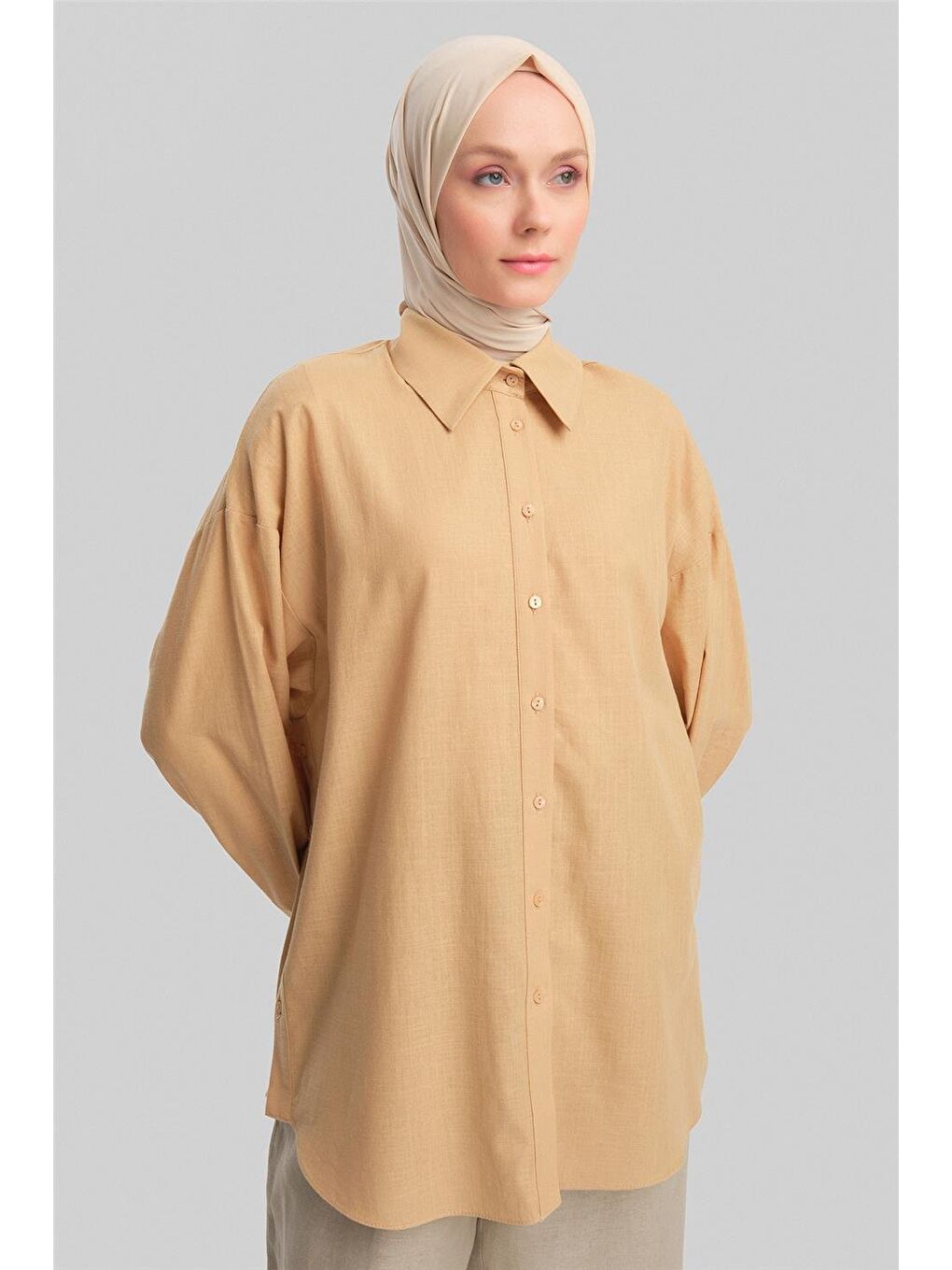 Tunik 24Y4014 Bej-4