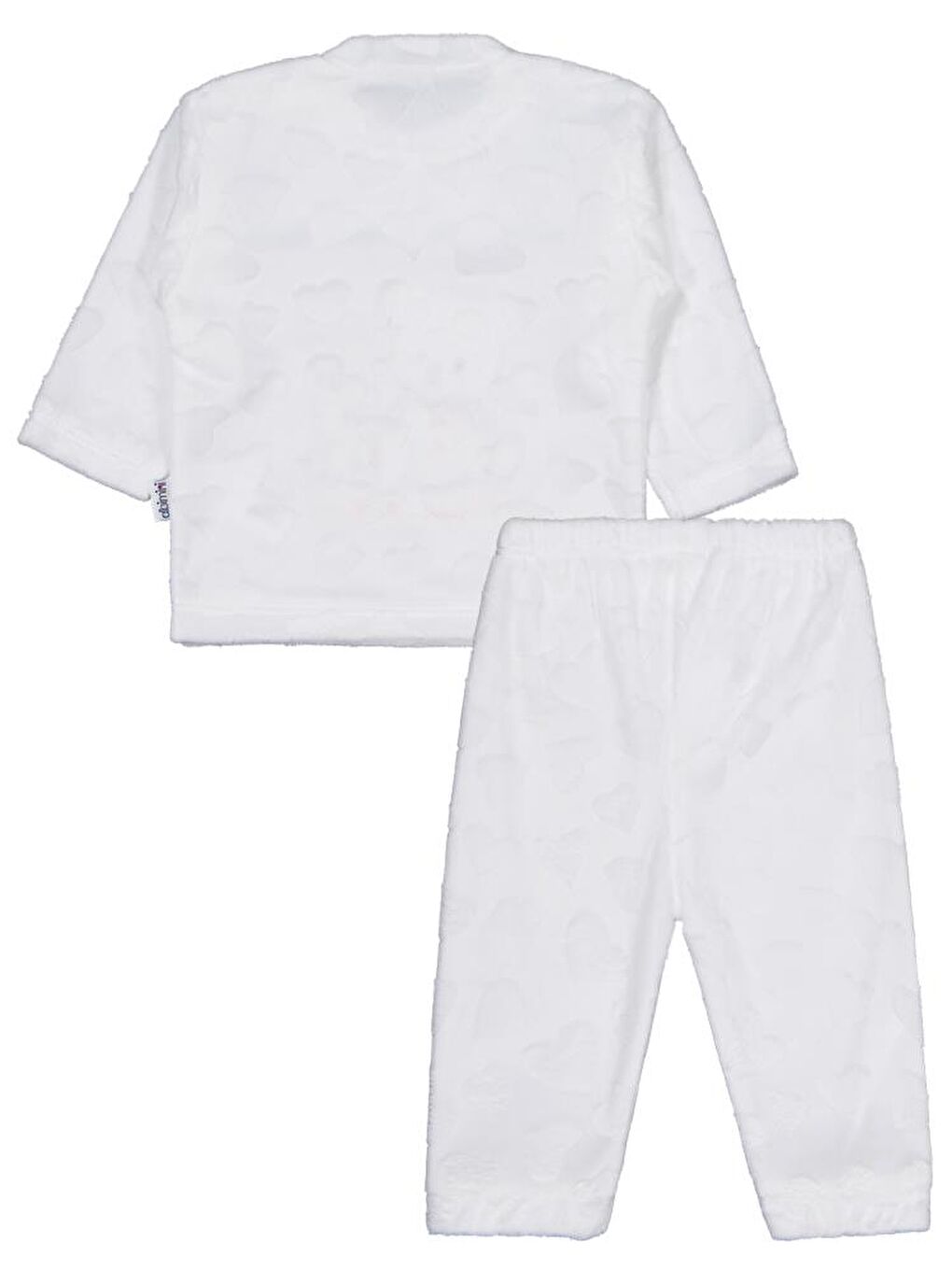 Kız Ayı Tavşan Nakış 2Li 1-6 Ay Takım - Ekru 1-3 Ay-1