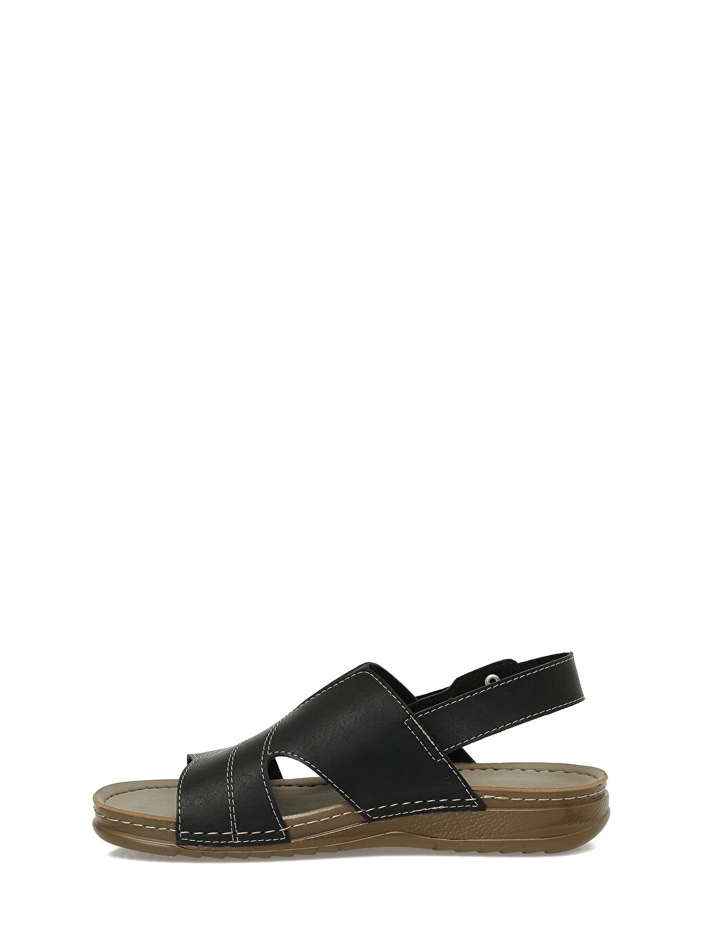 408022.M5FX Siyah Erkek Sandalet-2