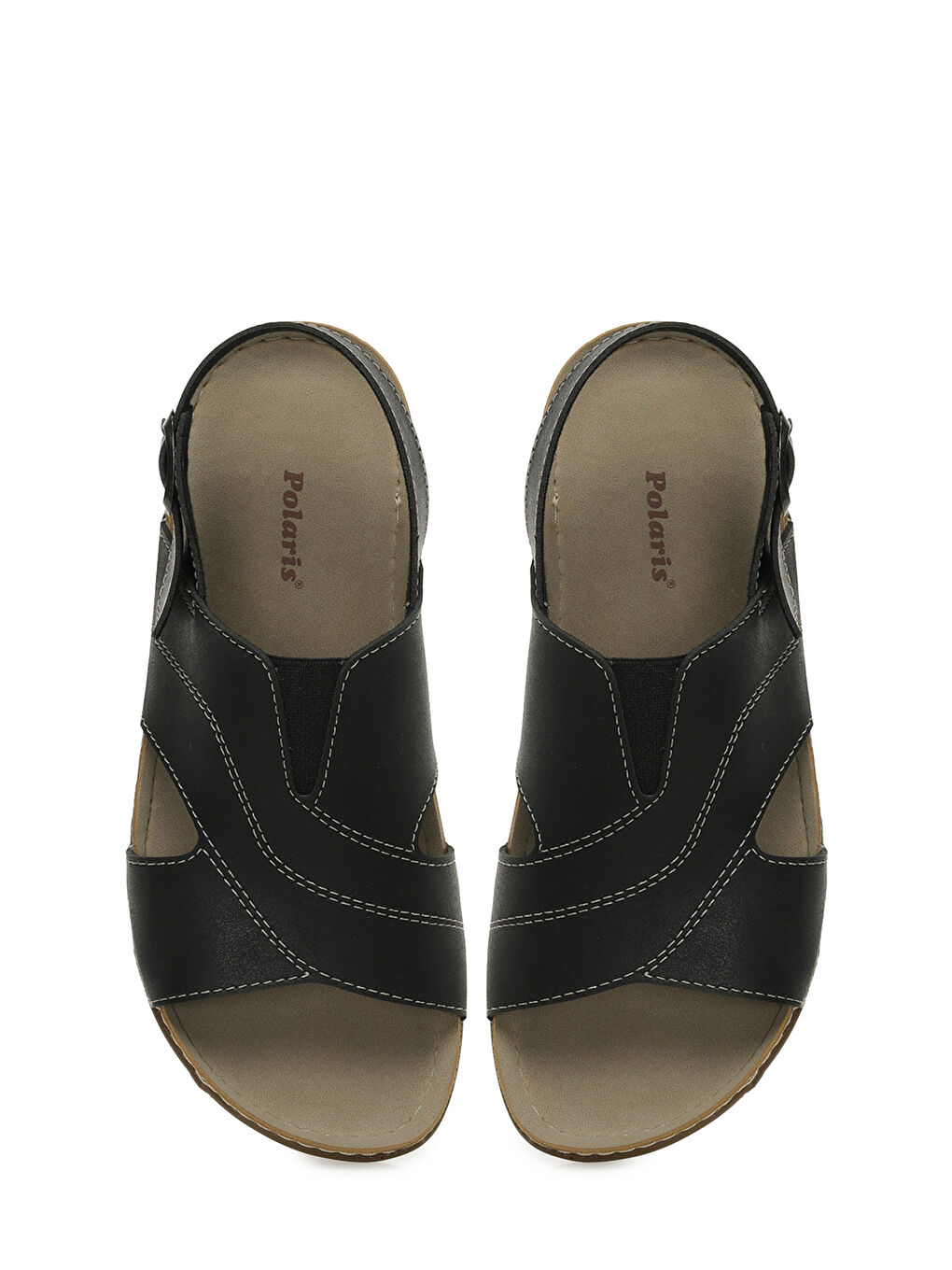 408022.M5FX Siyah Erkek Sandalet-3