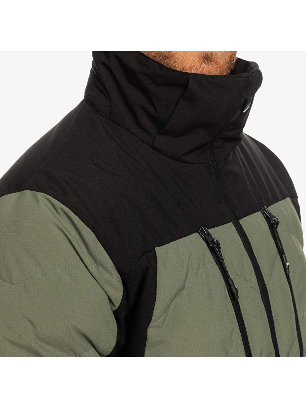 The Edge Erkek Yeşil Snowboard Kayak Montu-5