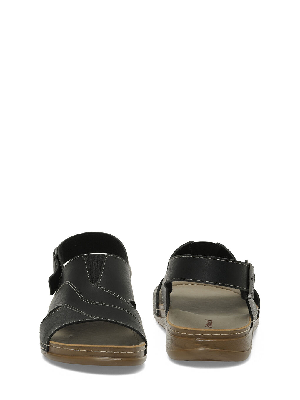 408022.M5FX Siyah Erkek Sandalet-4