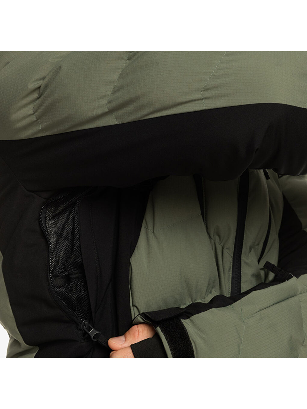 The Edge Erkek Yeşil Snowboard Kayak Montu-6