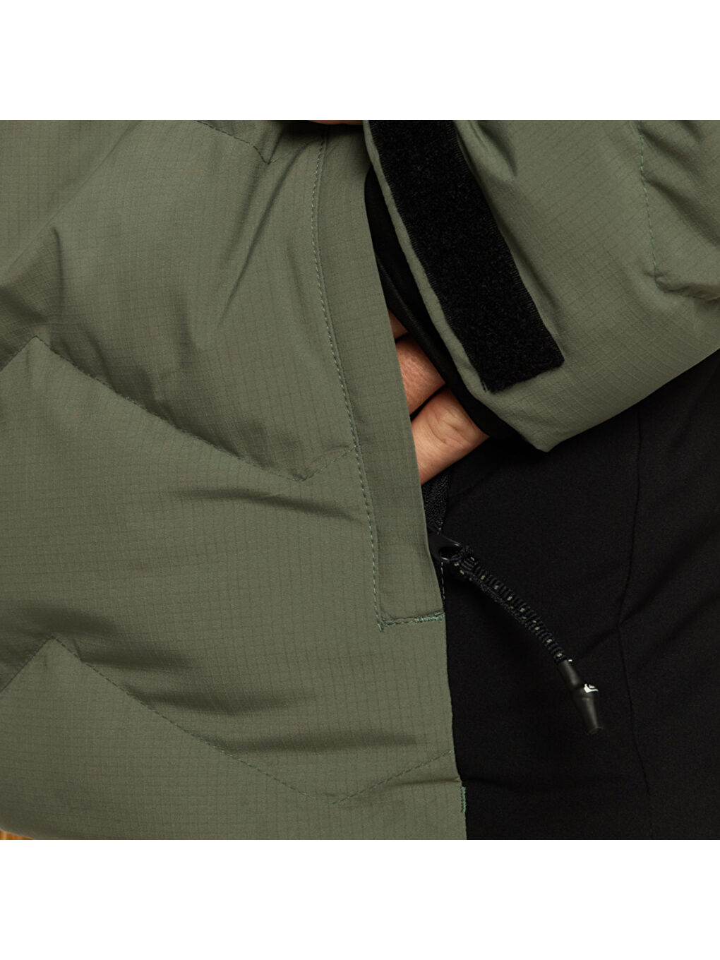 The Edge Erkek Yeşil Snowboard Kayak Montu-7