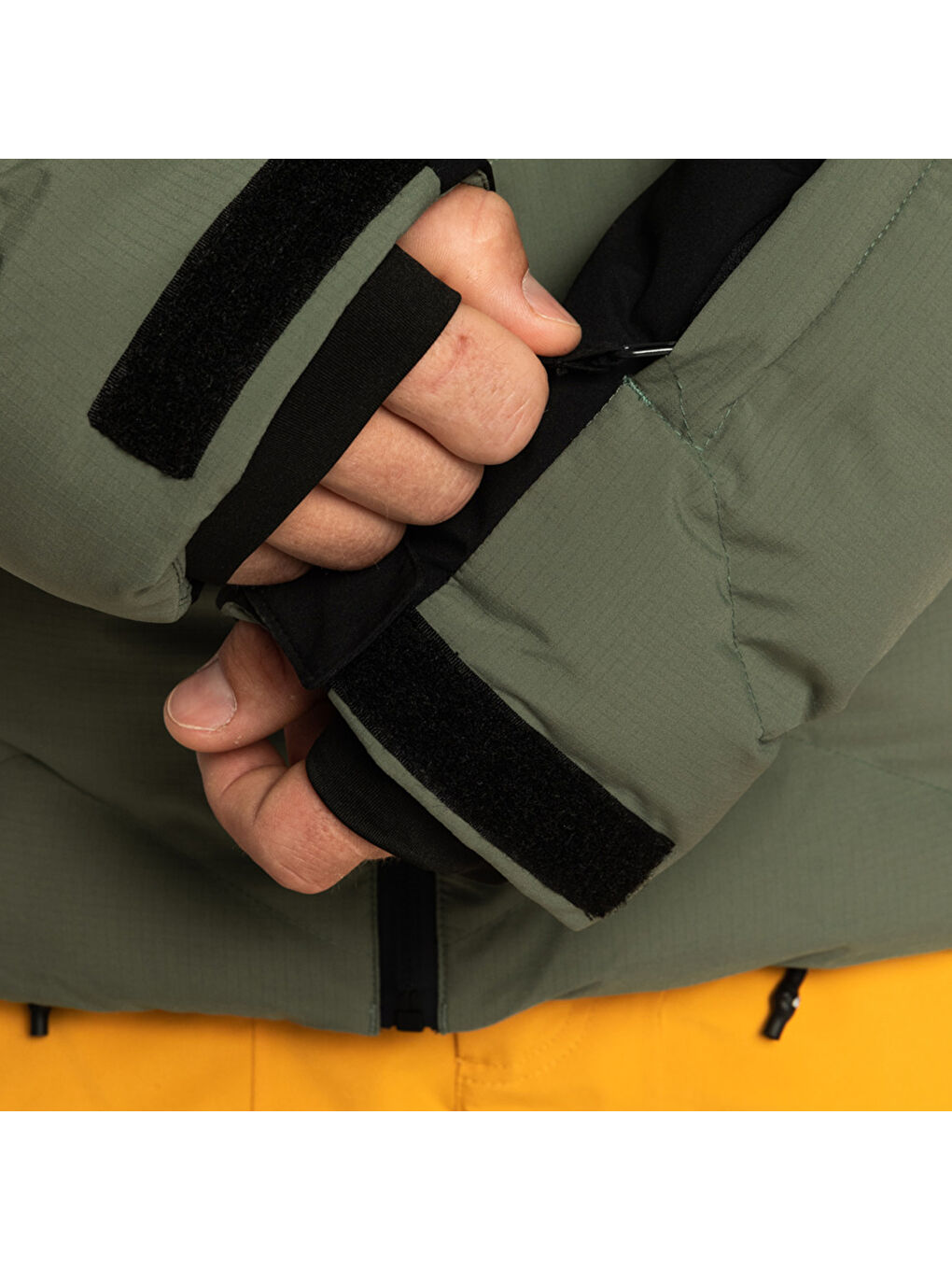 The Edge Erkek Yeşil Snowboard Kayak Montu-8