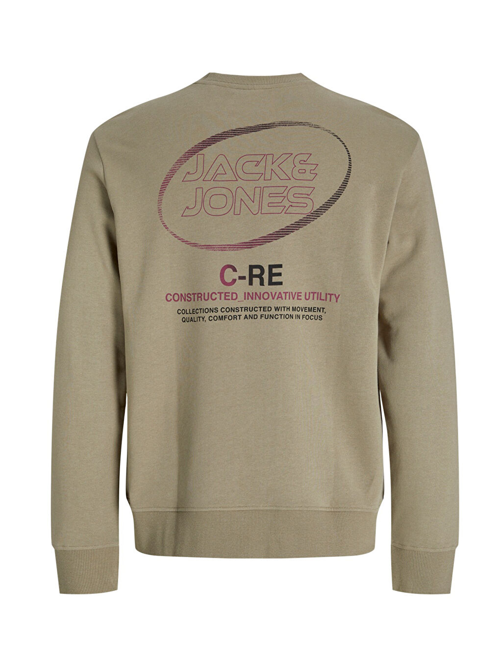 Yeşil Core Jcovibrant Pamuklu Regular Fit Sırt Baskılı Sweat 12277749-1