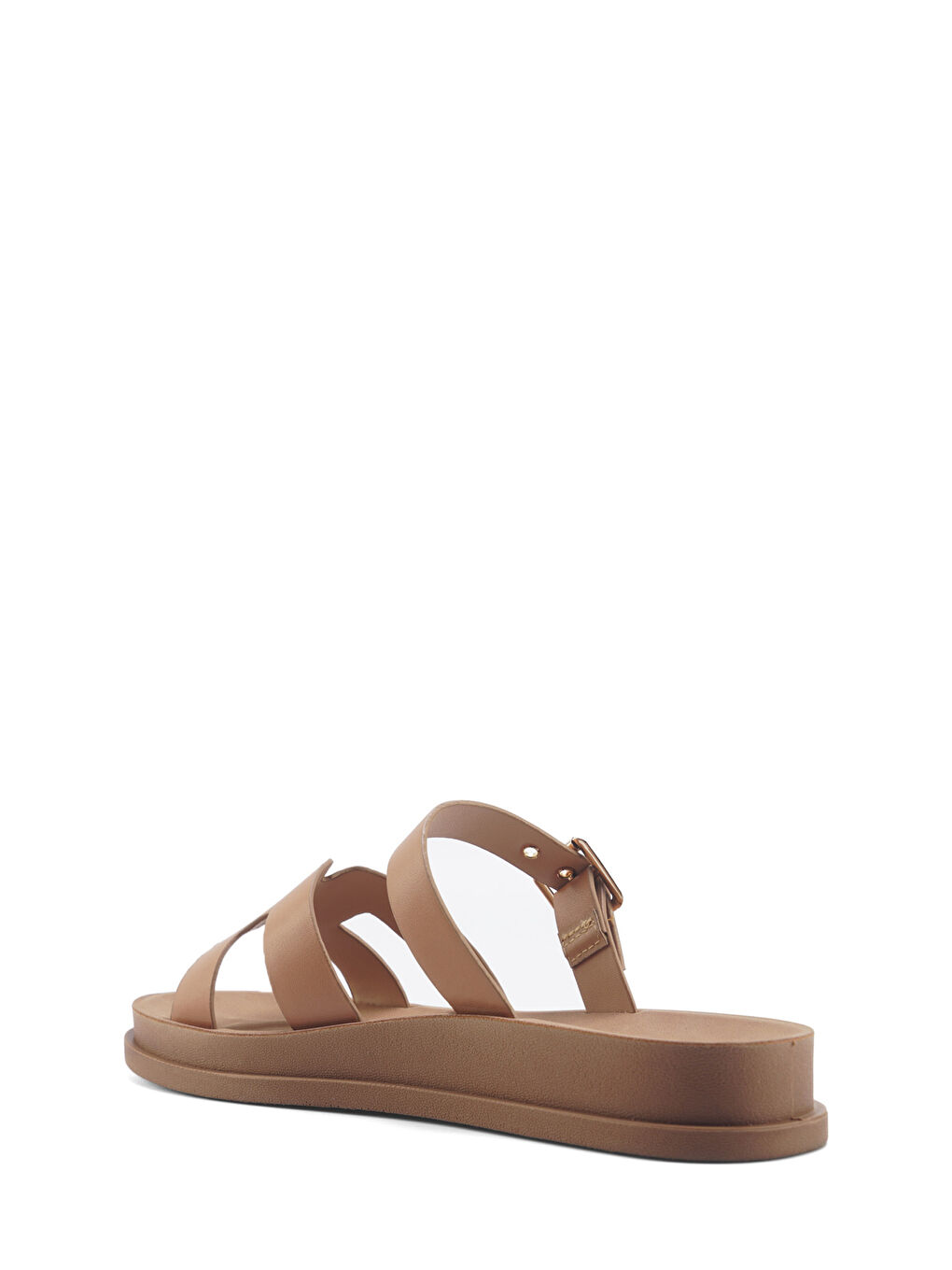 Kahverengi 407061.Z5FX Taba Kadın Terlik-2