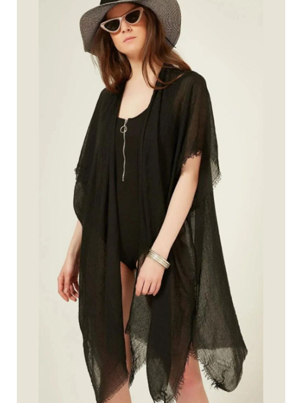 Kadın Pareo Siyah - Pollen-1