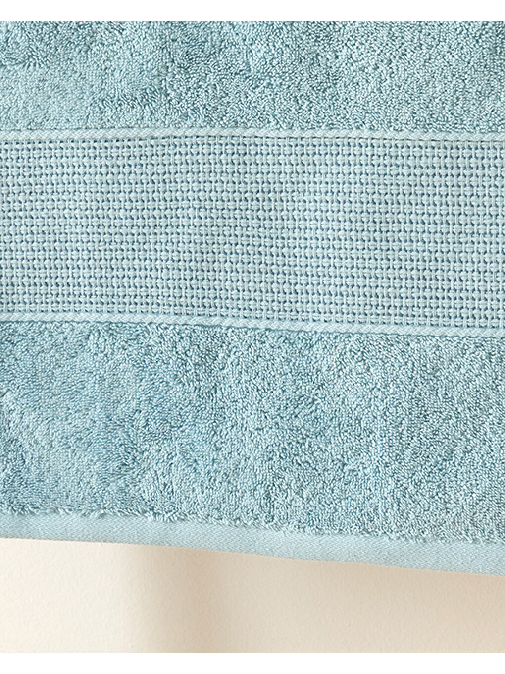 English Home Deluxe Low Twist Banyo Havlusu Mavi - 1