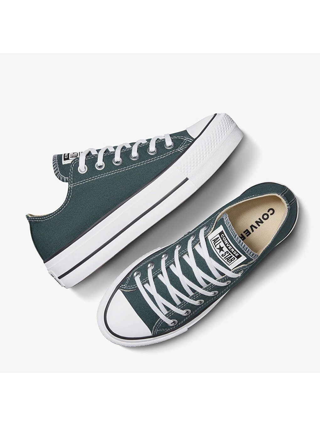 Chuck Taylor All Star Lift Kadın Yeşil Sneaker-3