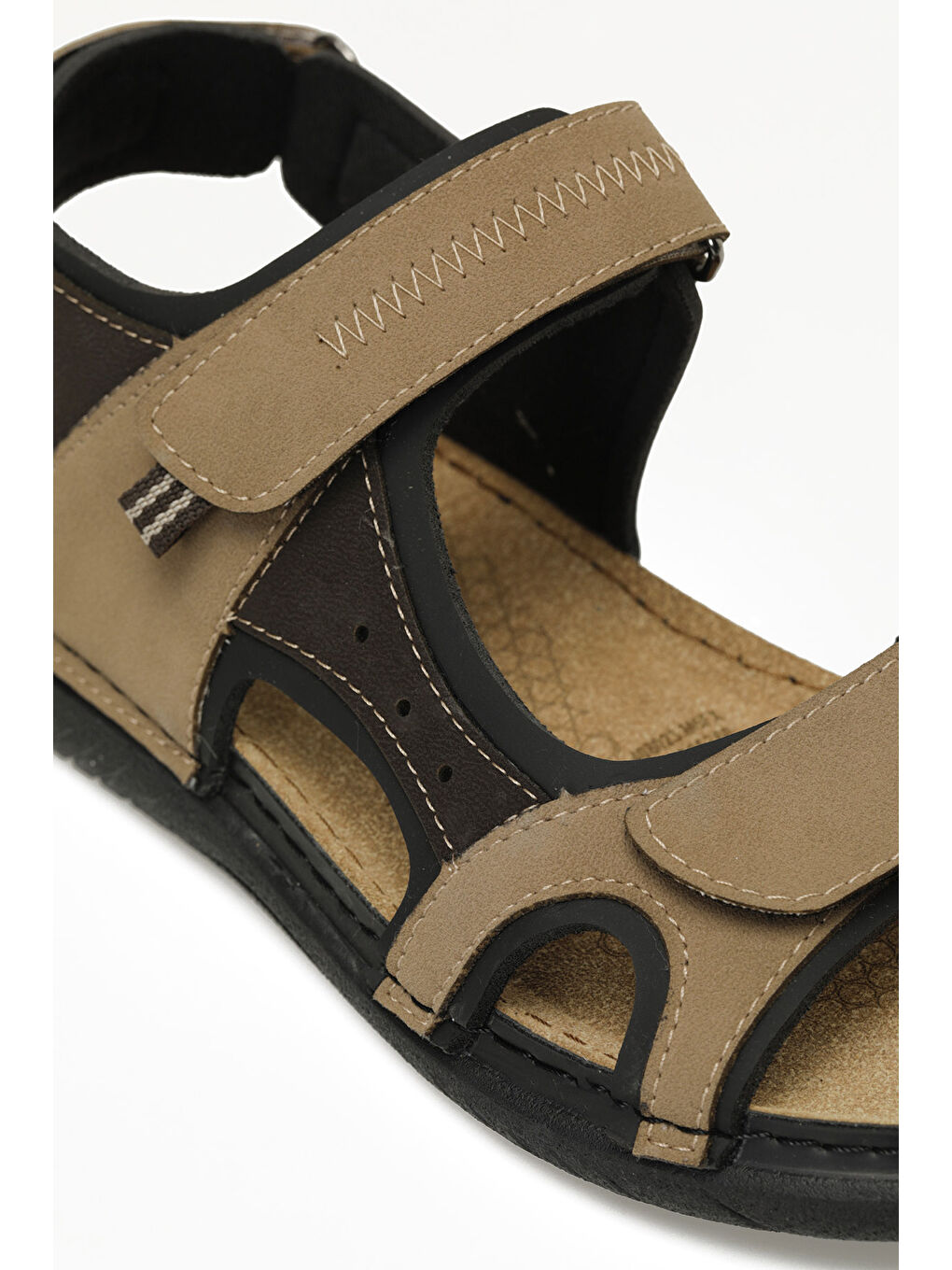 Bej 408023.M5FX Kum Erkek Sandalet-6