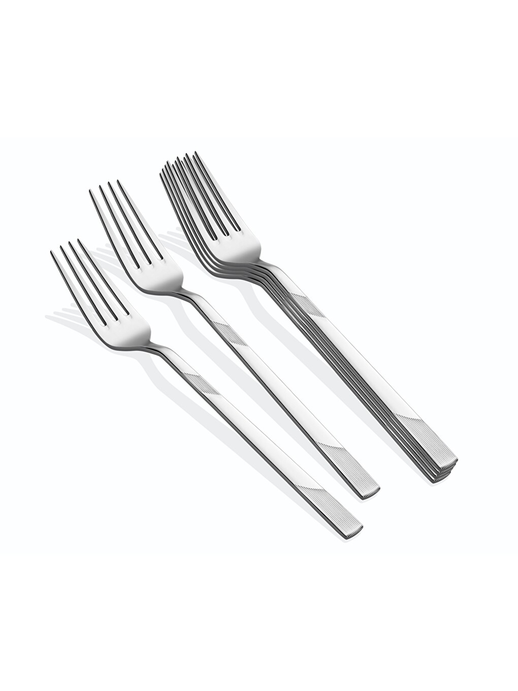 Gri İnci Yemek Çatal 6'lı 18/10