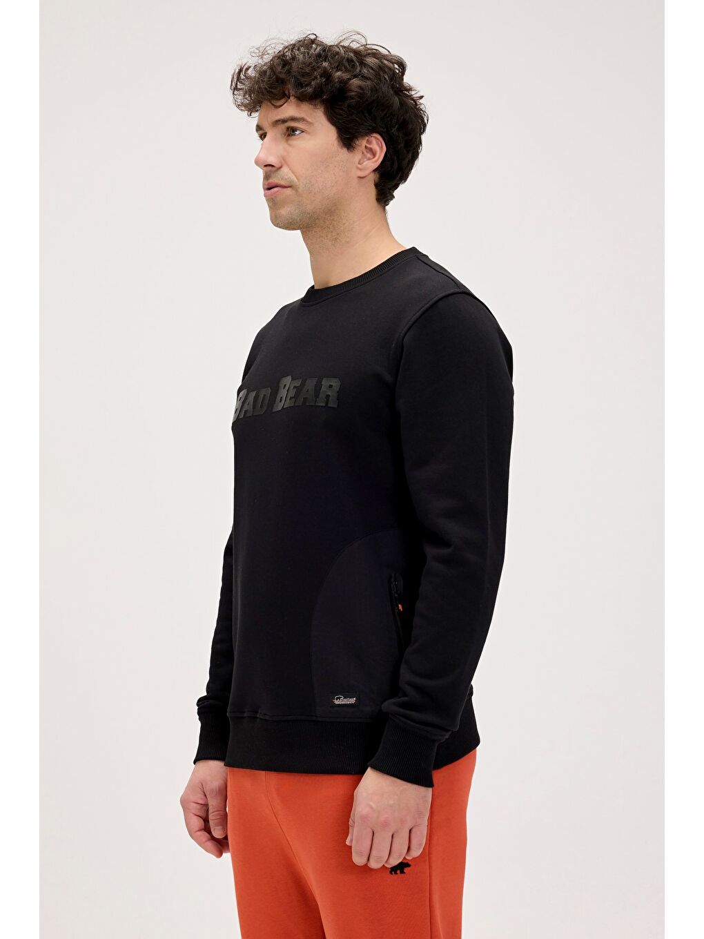 Marlow Siyah Erkek Sweatshirt-2