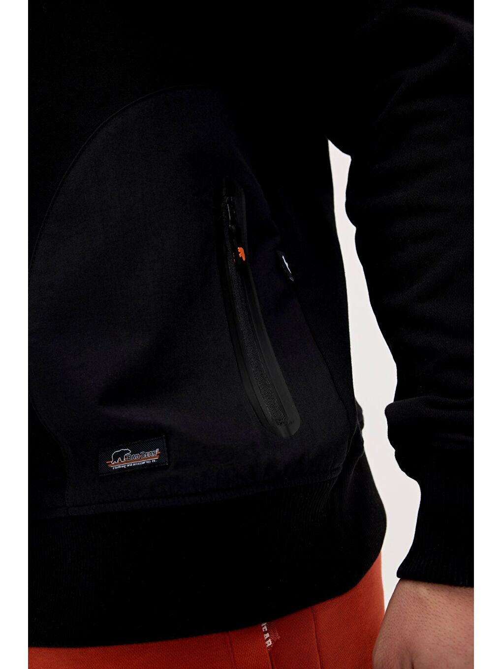 Marlow Siyah Erkek Sweatshirt-3