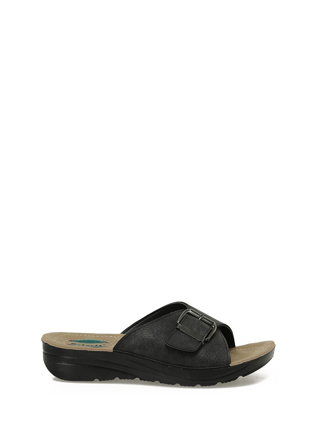 609003.Z5PR Siyah Kadın Ev Terliği