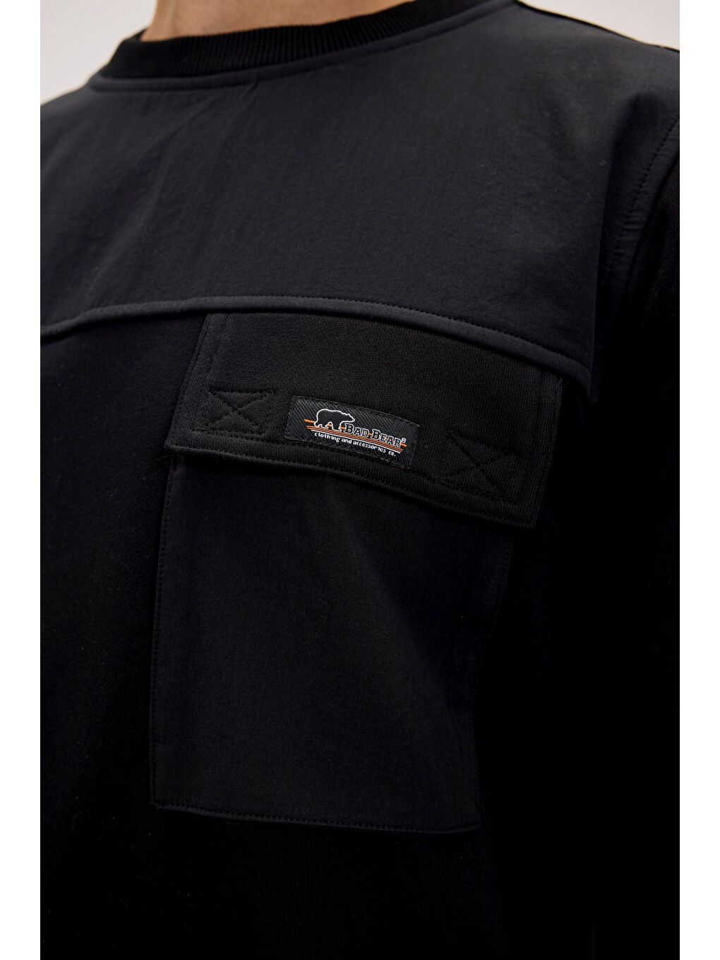 Re-Beverly Siyah Erkek Sweatshirt-2