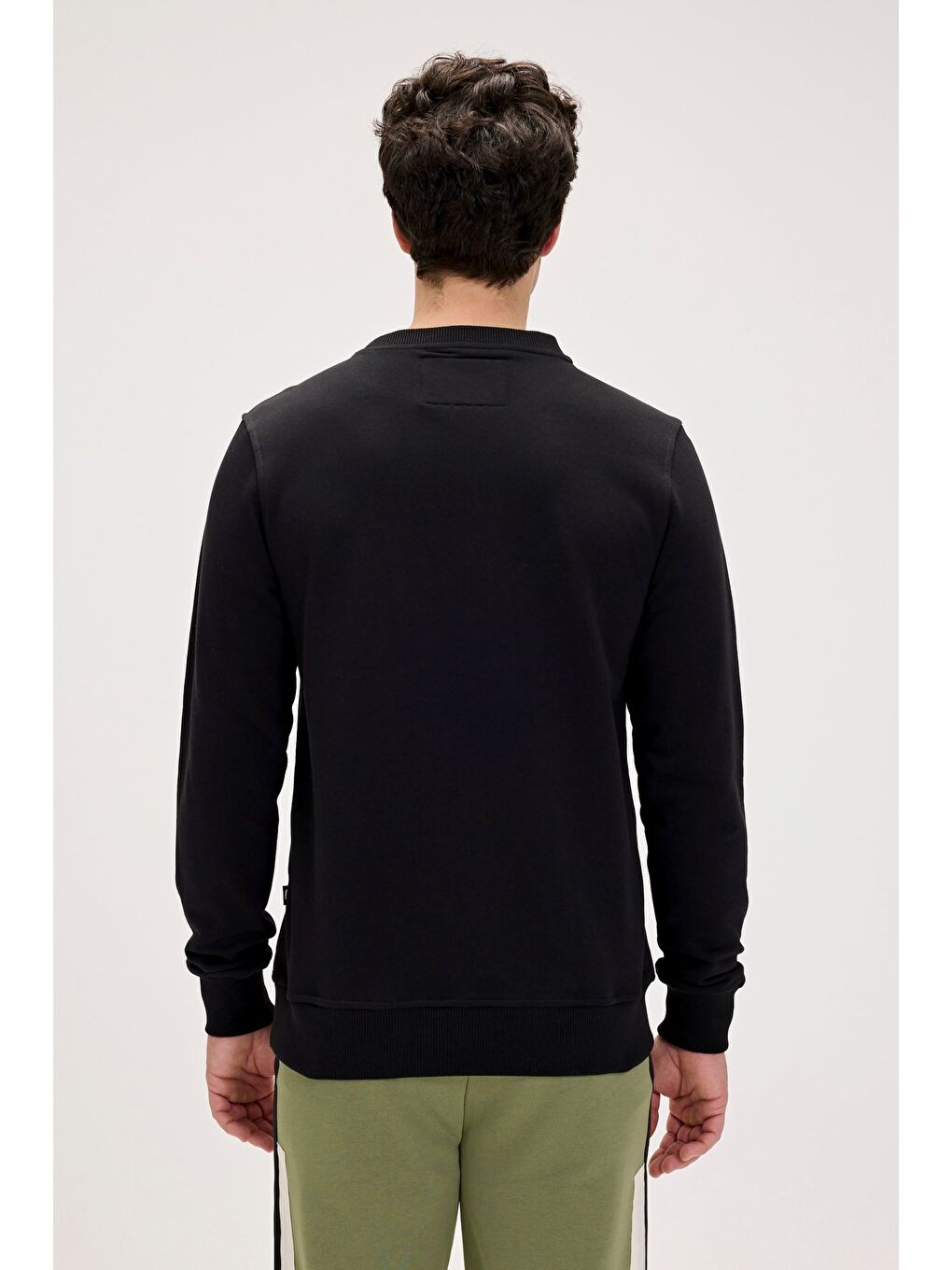 Re-Beverly Siyah Erkek Sweatshirt-4