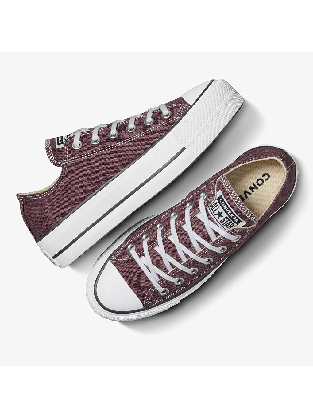 Chuck Taylor All Star Lift Kadın Bordo Sneaker-2