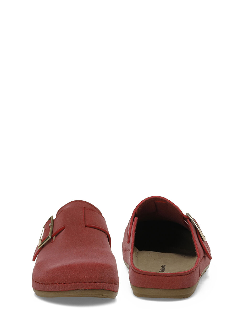 609033.Z5PR Kırmızı Kadın Sabo Terlik-4