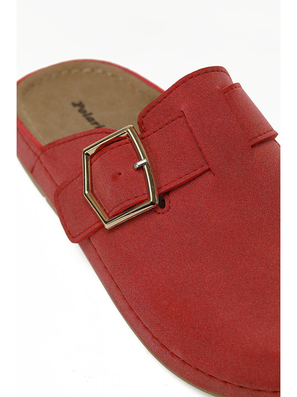 609033.Z5PR Kırmızı Kadın Sabo Terlik-6