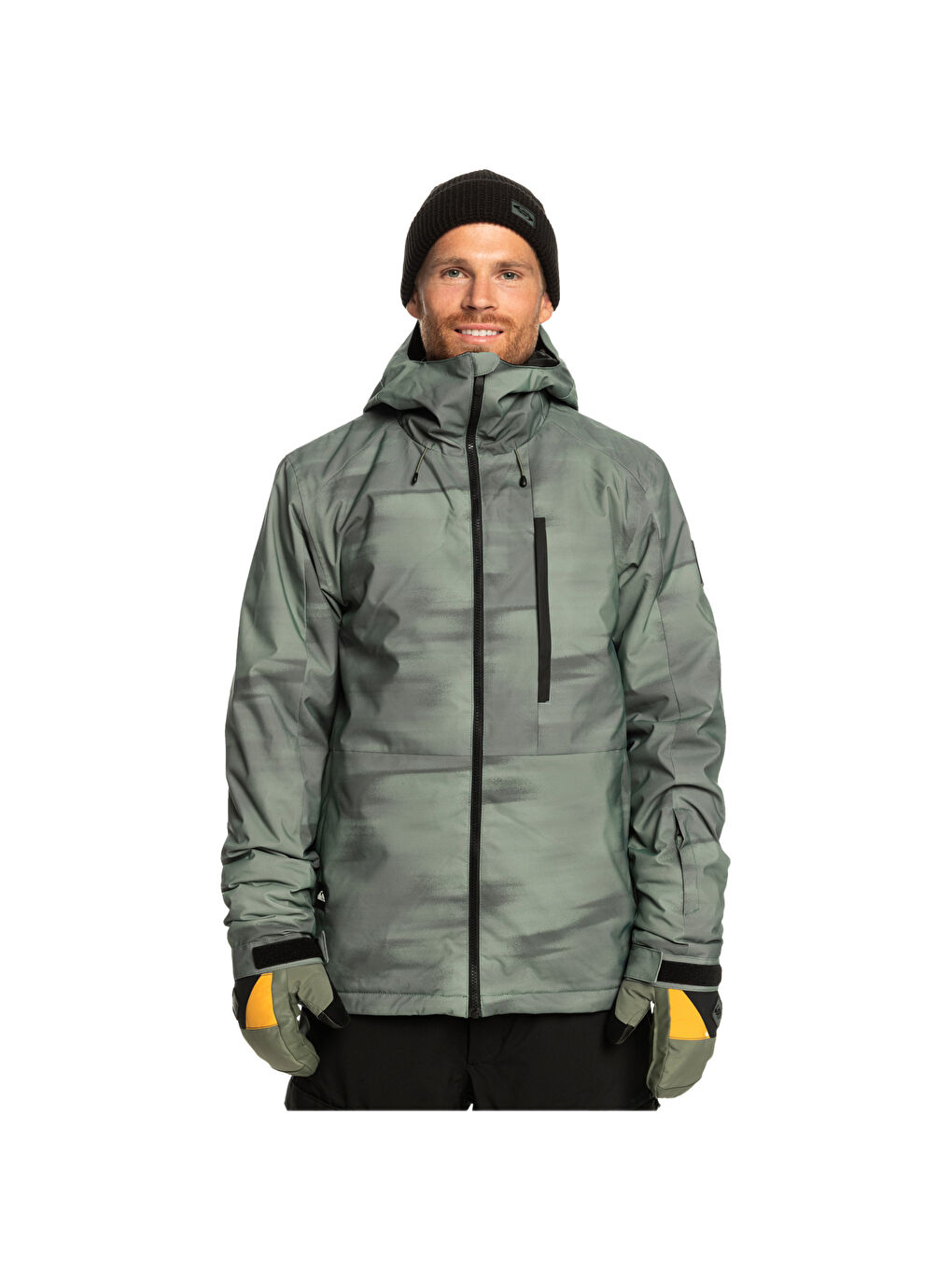 Mission Printed Erkek Yeşil Snowboard Kayak Montu