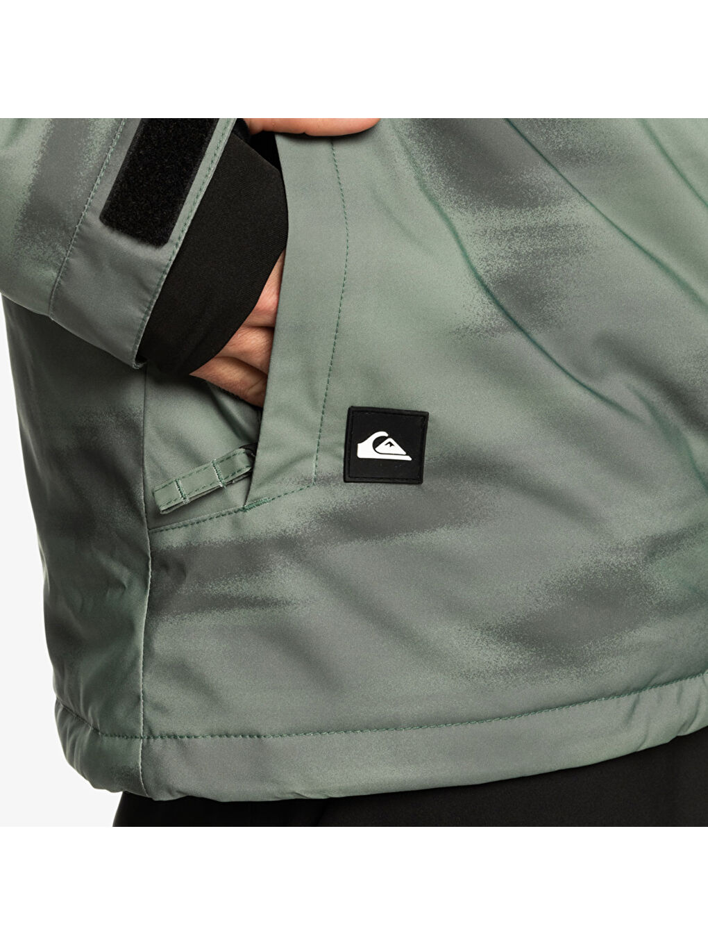 Mission Printed Erkek Yeşil Snowboard Kayak Montu-4