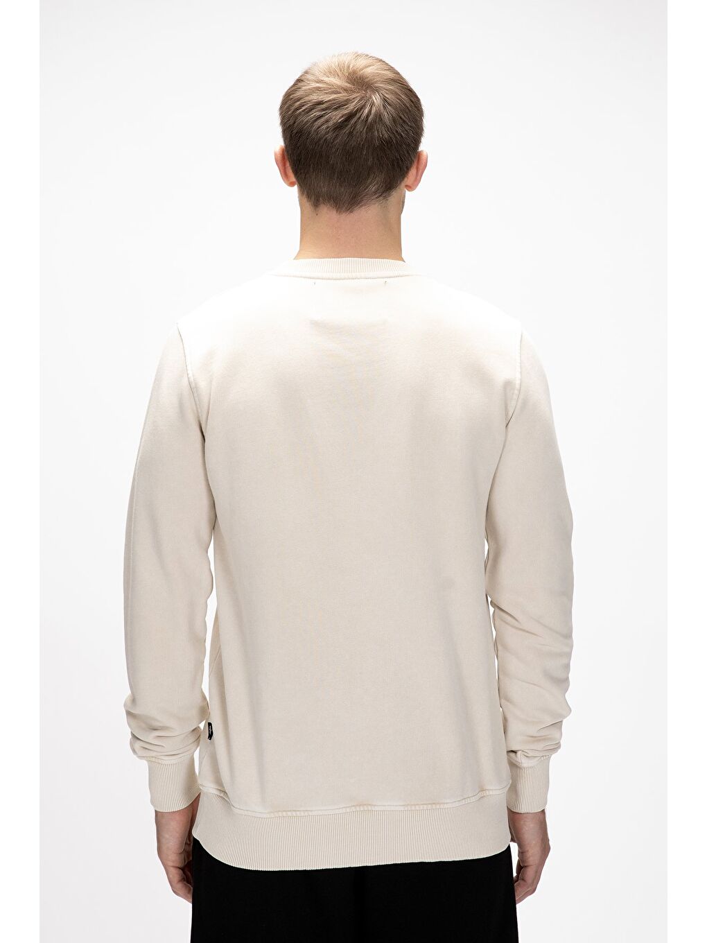 Dab Bej Crewneck Erkek Sweatshirt-2