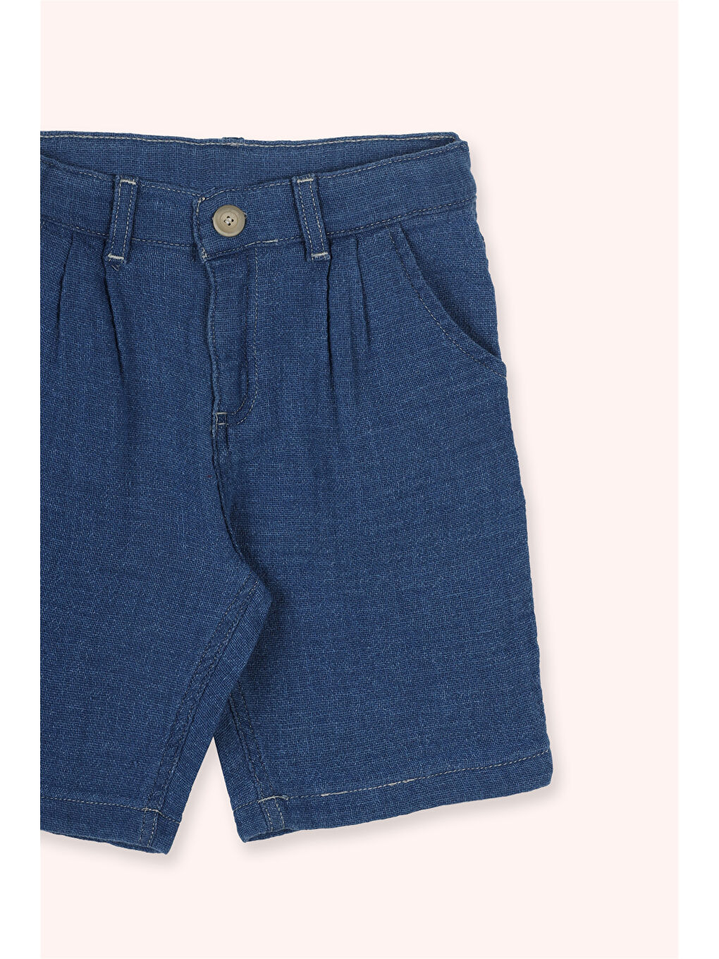 Erkek Çocuk Mavi Şort-2