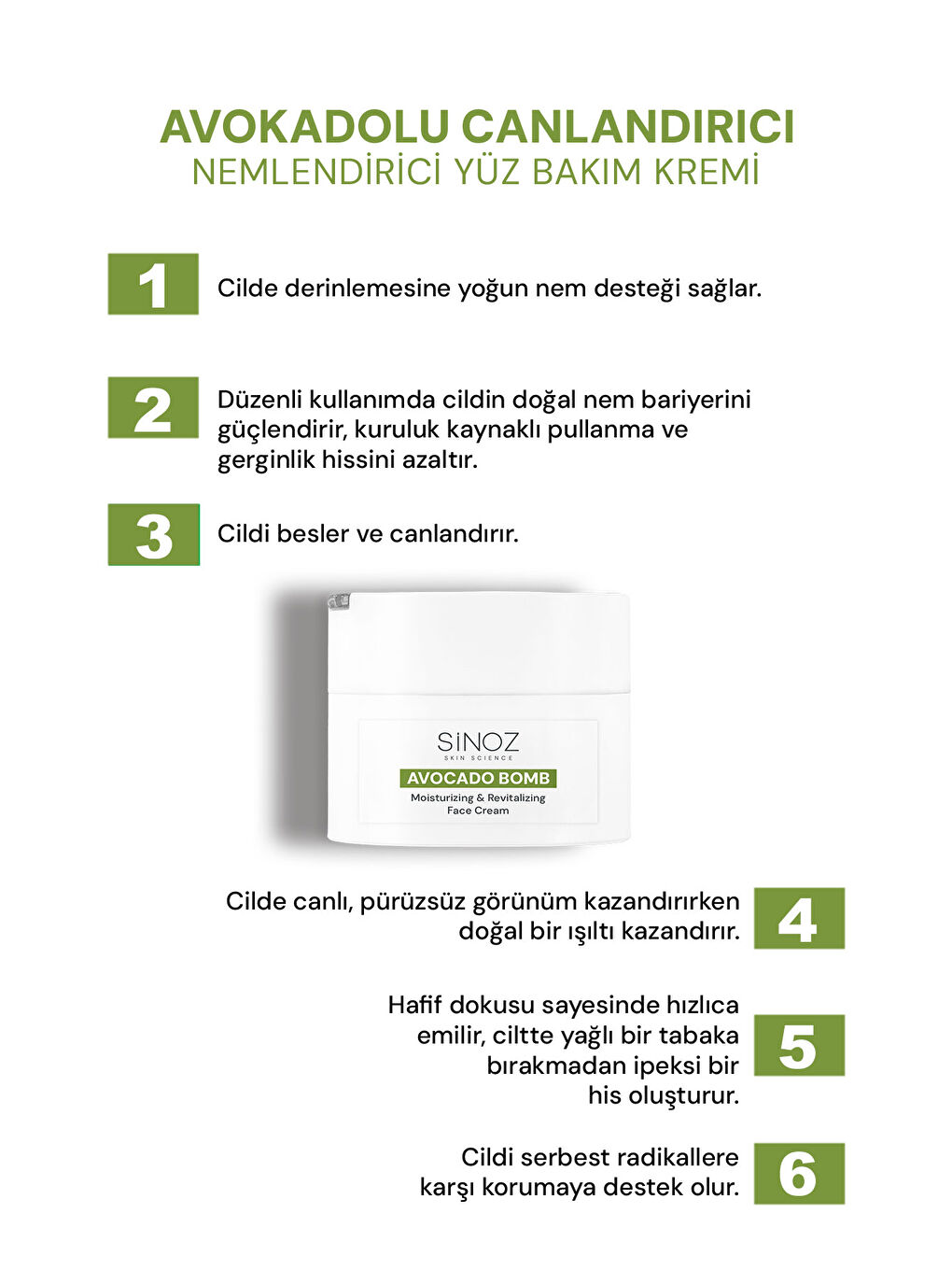 Avokado Bomb Nemlendirici Arındırıcı 3’lü Bakım Seti-1