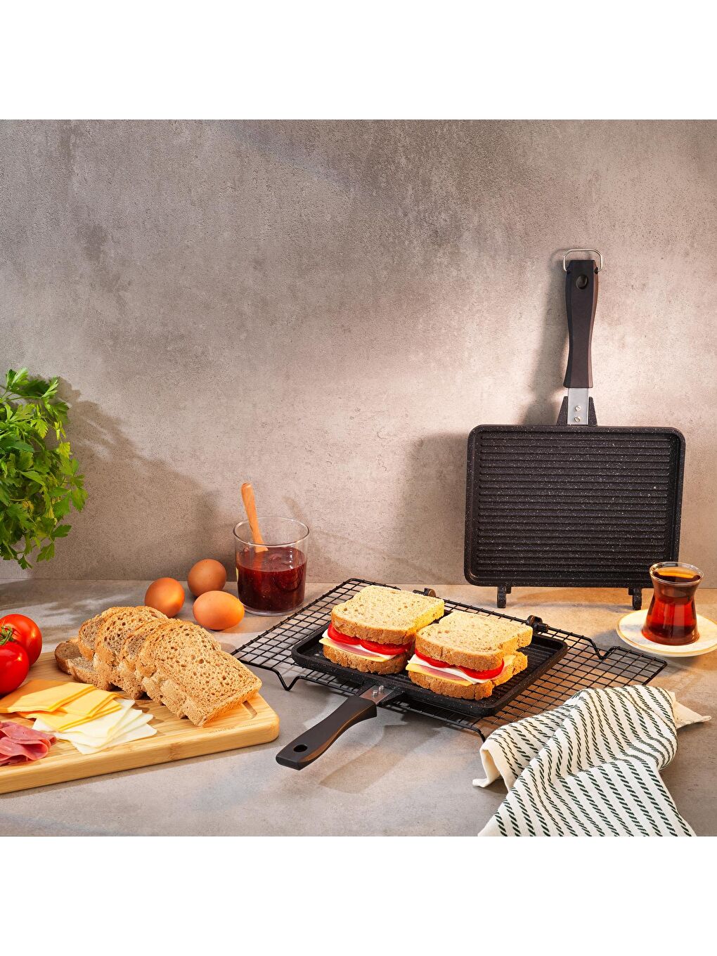 Tasty El Tostu 2 Parça-Siyah-2