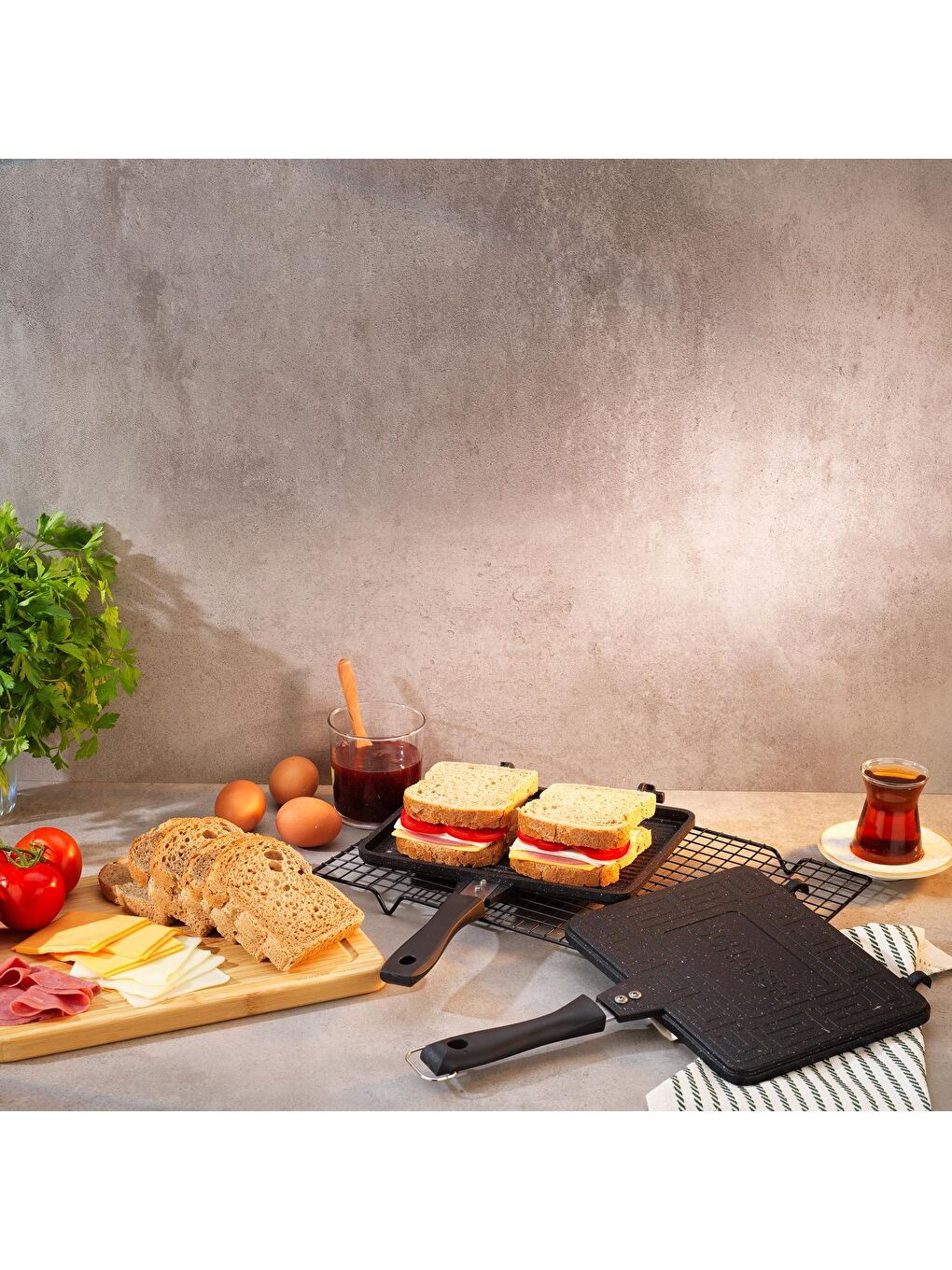 Tasty El Tostu 2 Parça-Siyah-3