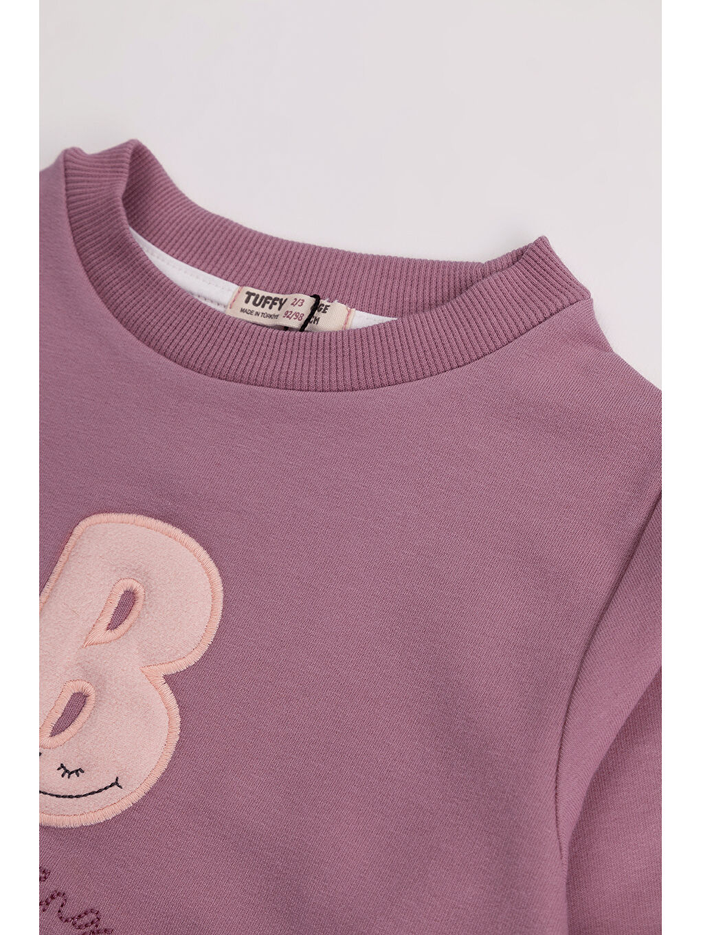 MİSSTUFFY Ekru Kız Çocuk 2'li Paket Basic Sweatshirt - 5