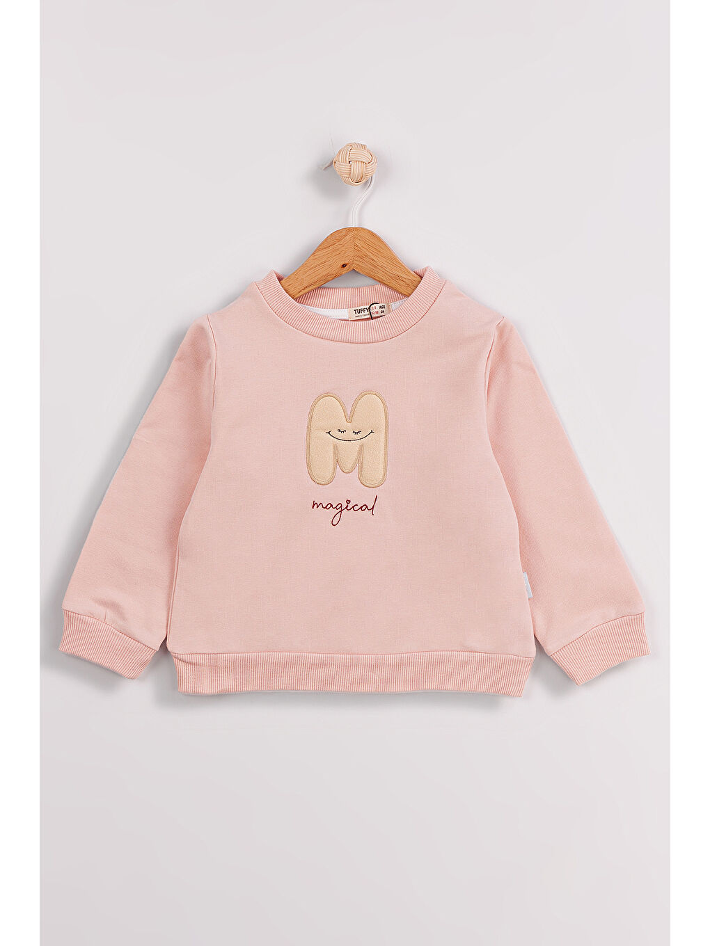 MİSSTUFFY Kırmızı Kız Çocuk 2'li Paket Basic Sweatshirt - 5